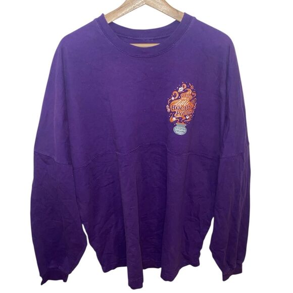 DISNEY Spirit Jersey Hocus Pocus Villain Spelltacular Purple Top - Picture 2 of 4